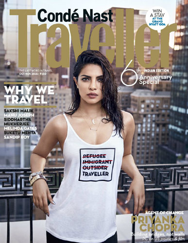 priyanka,balywood actress priyanka chopra,travellor magazine,halywood actress priyanka chopra  ప్రియాంక టీ షర్ట్ పై లొల్లి..!