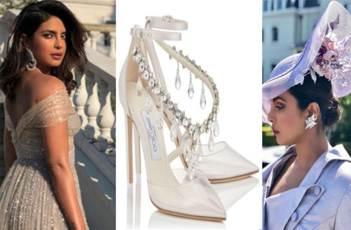 priyanka chopra,shoes,1.34 lakh,royal wedding  ఈ హీరోయిన్ చెప్పుల ఖరీదెంతో తెలుసా?