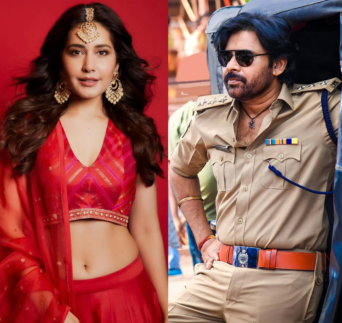 raashi khanna  పవన్ తో రాశి ఖన్నా రొమాన్స్ 