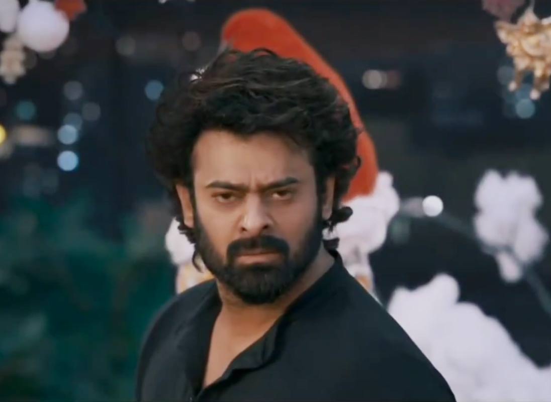 raja saab  రాజా సాబ్ బ్యూటీని ముద్దిస్తావా అన‌డిగాడు