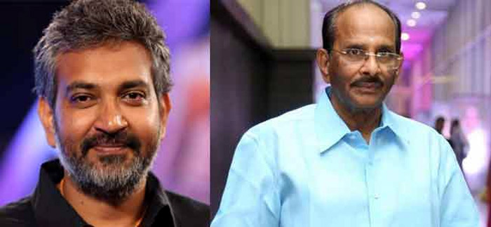 writter vijayendra prasad,ss rajamouli father,srivalli movie,rajamouli voiceover in srivalli  తండ్రి ని రాజమౌళి కాపాడగలడా..?