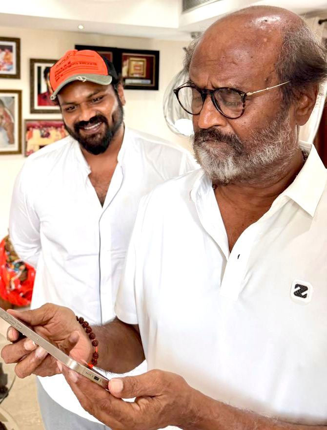 rajinikanth  రజనీకాంత్ ని కలిసిన మంచు మనోజ్ 