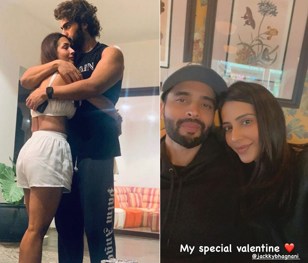 rakul preeth,malaika arora,arjun kapoor,valentines day,jackky bhagnani  రకుల్ అలా.. మలైకా ఇలా