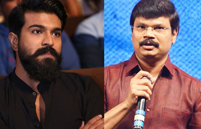 ram charan,boyapati srinu,obsent,rangasthalam,sukumar,chiranjeevi  బోయపాటికి చరణ్ మాటిచ్చాడట!