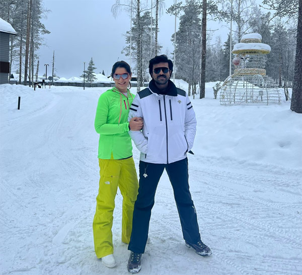 ram charan,upasana,vacation,finland,ram charan on a romantic holiday  భార్య తో రామ్ చరణ్ ఎంజాయ్మెంట్