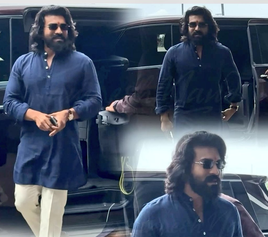 ram charan  ఫెస్టివ్ లుక్ లో పెద్ది రామ్ చరణ్ 