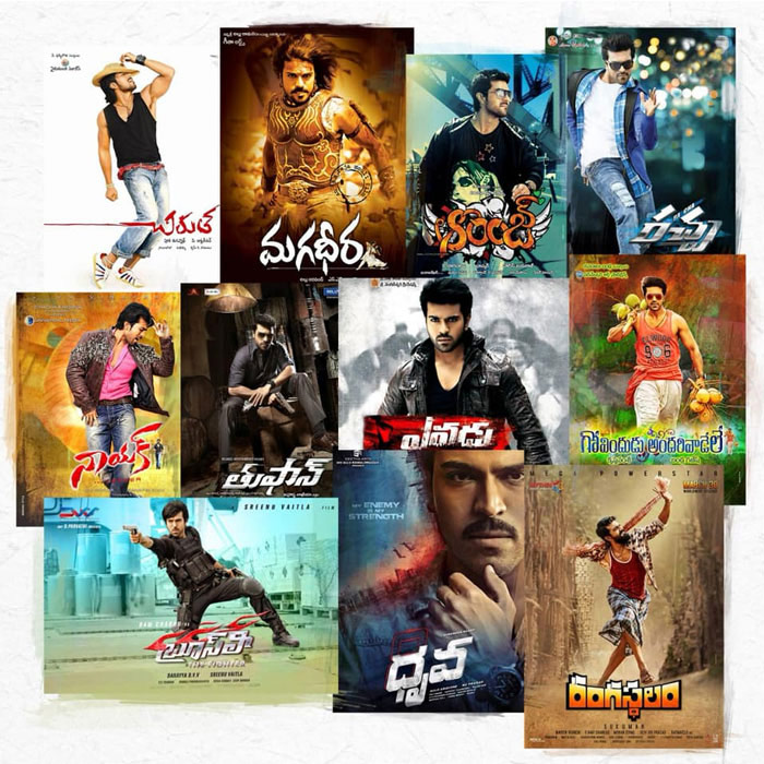 ram charan,movies,11 years,11 movies,chirutha,rangasthalam  రామ్‌చరణ్‌కి అప్పుడే పదకొండు యేళ్లు..!!