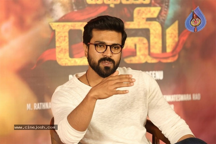 ram charan,vinaya vidheya rama,interview,sai raa movie,re shoots  ‘సైరా’ రీ షూట్స్‌పై రామ్ చరణ్ రియాక్షన్