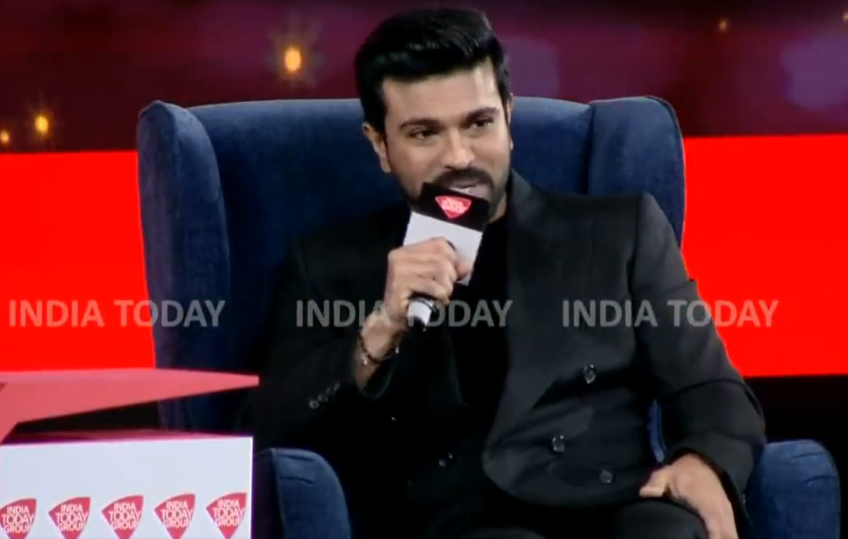 ram charan,india today conclave,rrr,pawan kalyan,chiranjeevi,rajamouli,tarak,ram charan speech  Charan: నాన్న, బాబాయ్ నాకు 2 కళ్లు