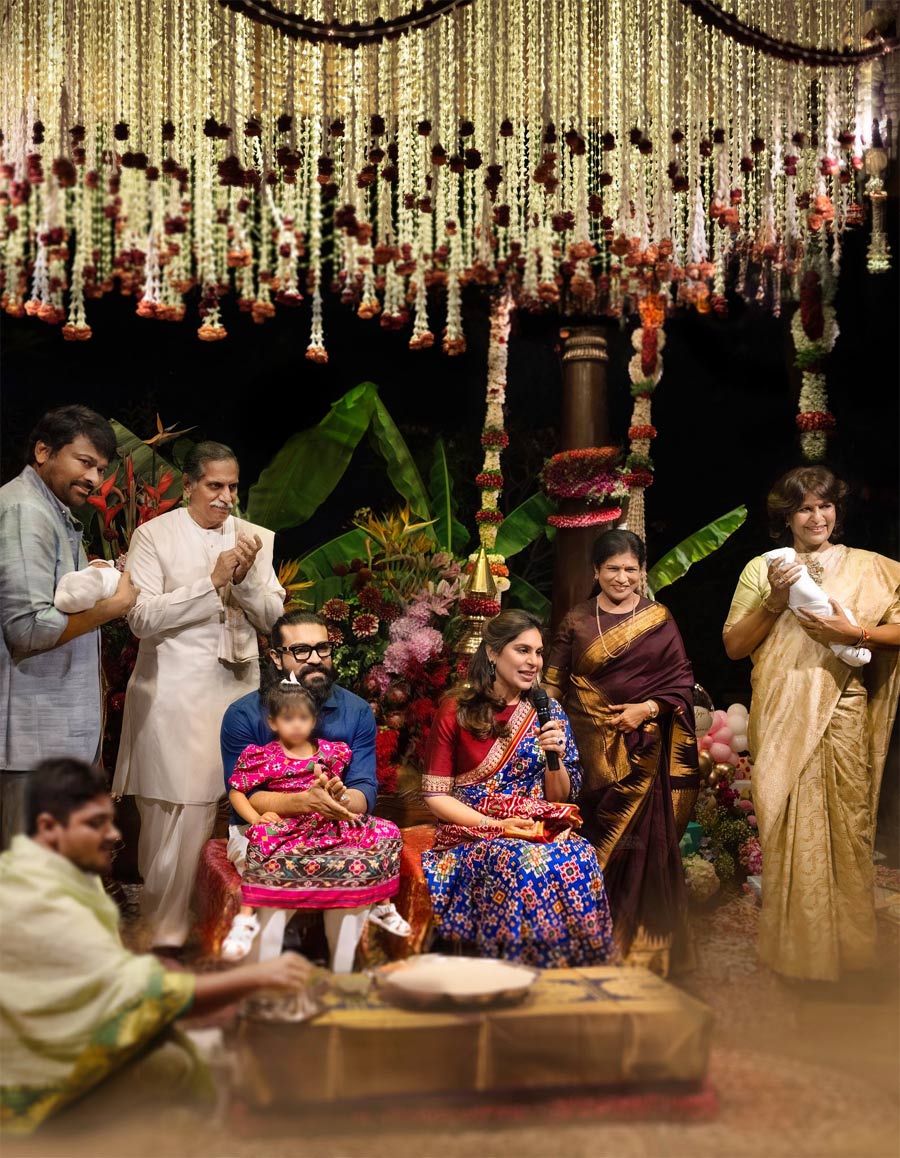 ram charan  రామ్ చరణ్ ట్విన్స్ పేర్లు ఏమిటంటే... 