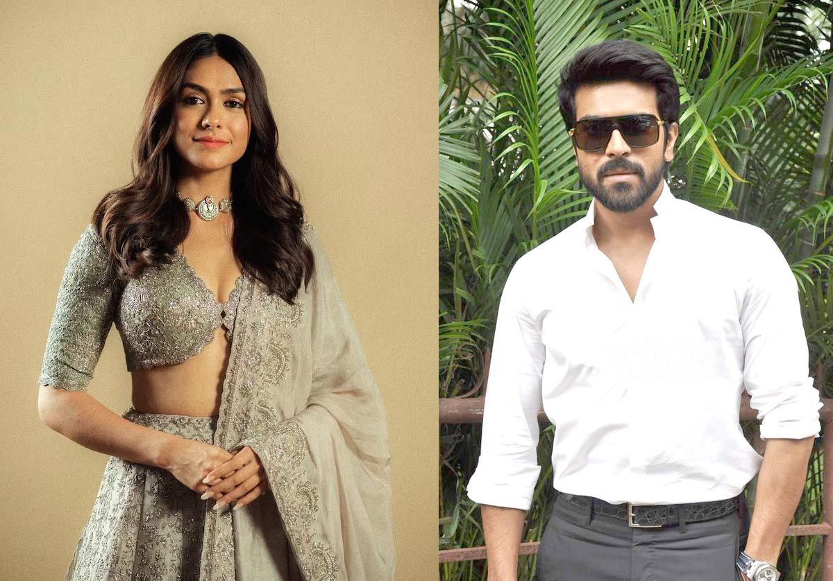 mrunal thakur,ram charan  సీతారామం బ్యూటీతో రామ్ చరణ్?