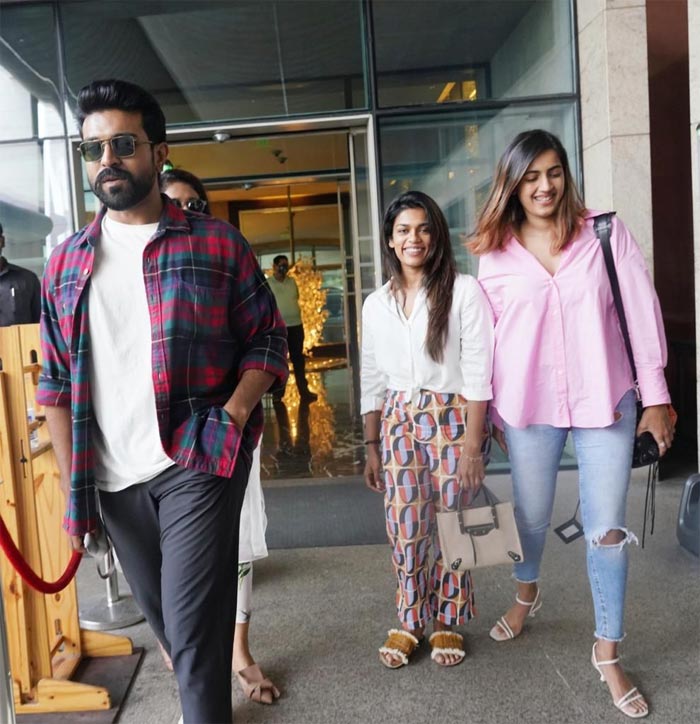 ram charan,mega sisters,niharika,sreeja,sushmitha,charan with sisters