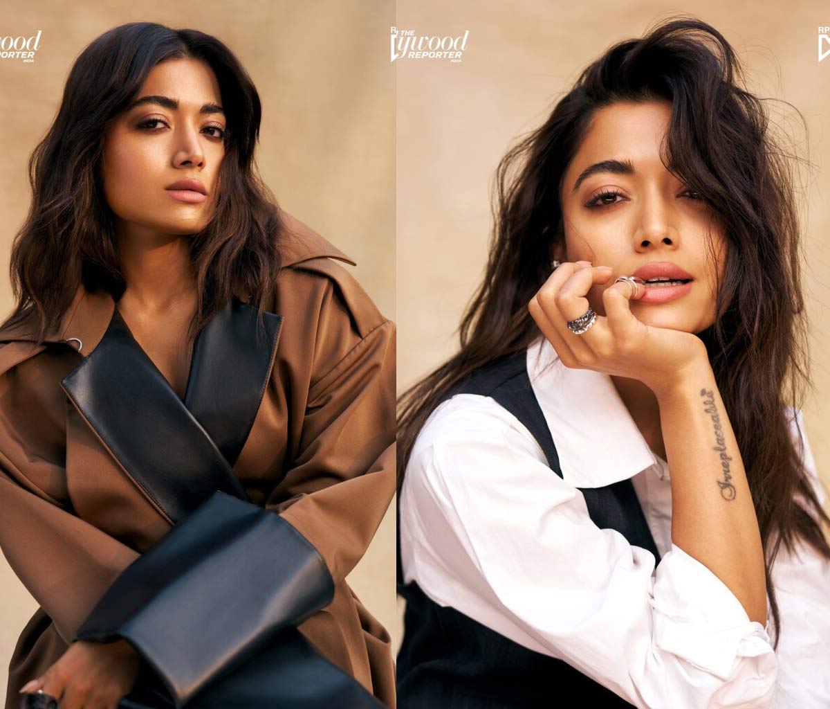 rashmika  కవర్ పేజీ పై రష్మిక హొయలు 