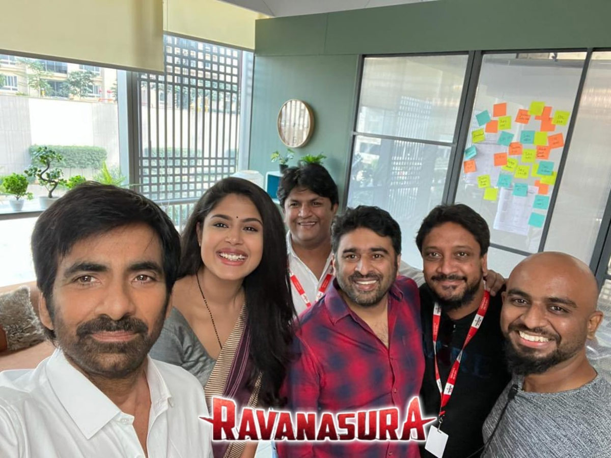 ravi teja,sudheer varma,abhishek nam,ravanasura movie,sushanth  రవితేజ స్పీడు మాములుగా లేదు  