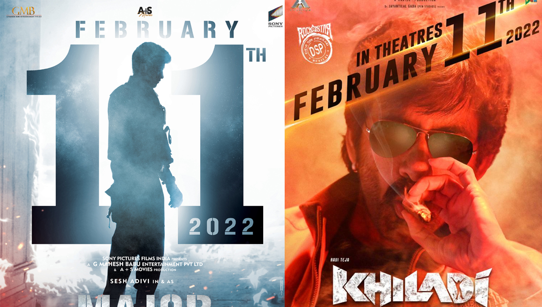 khiladi movie,ravi teja khiladi movie,adivi sesh,major movie,adivi sesh major,ravi teja vs adivi sesh  అడివి శేష్ తో ఫైట్ చెయ్యబోతున్న రవితేజ