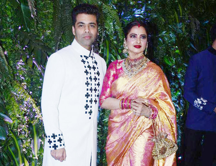 rekha,koffee with karan,karan johar  నా షోకి ఆమె ఎప్పటికి రారు: కరణ్ జోహార్ 