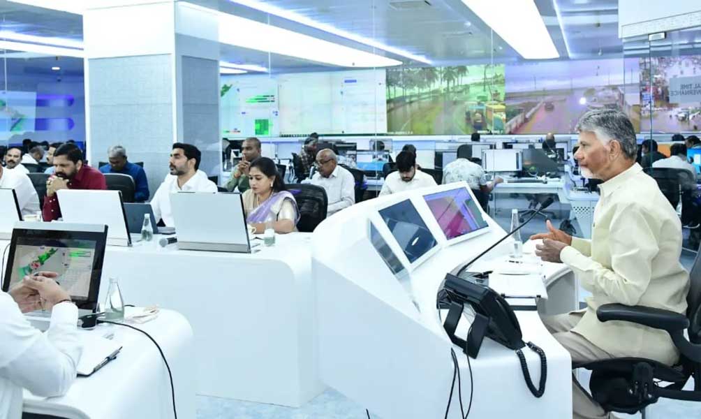 montha cyclone  శెభాష్ CM టీమ్