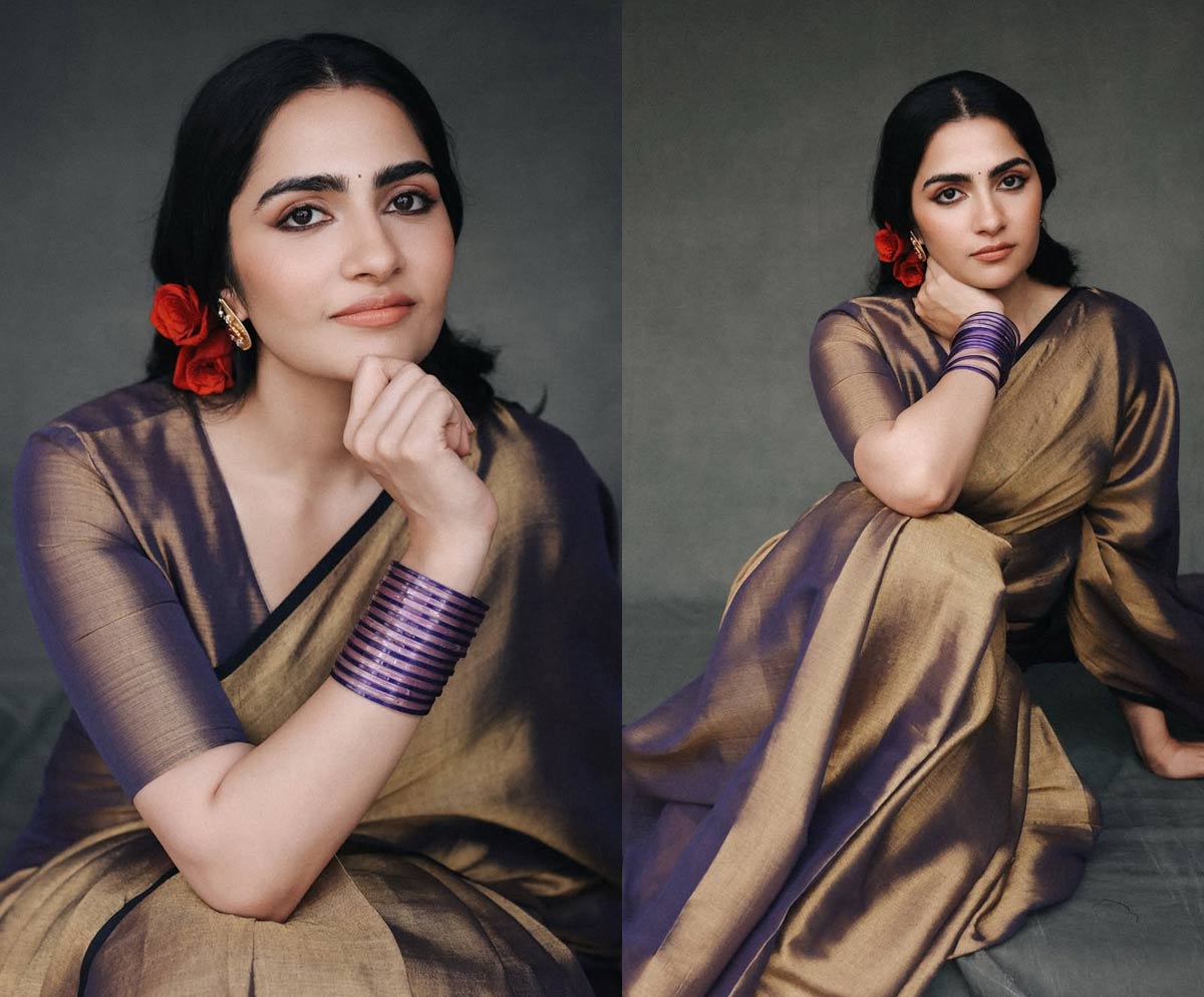 rukmini vasanth  ఎన్టీఆర్ హీరోయిన్ సింప్లి సూపర్బ్ 