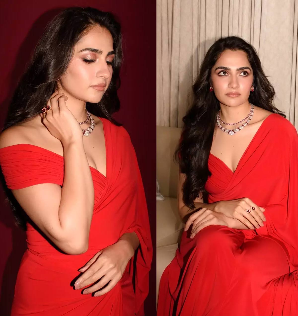 rukmini vasanth  హీట్ పెంచుతున్న రుక్మిణి పాప 