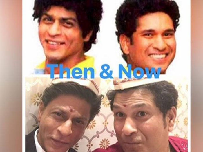 sachin tendulkar,shahrukh khan,selfie,srk,srt  ఈ సెల్ఫీకి అంత విశేషం ఉందన్నమాట..! 