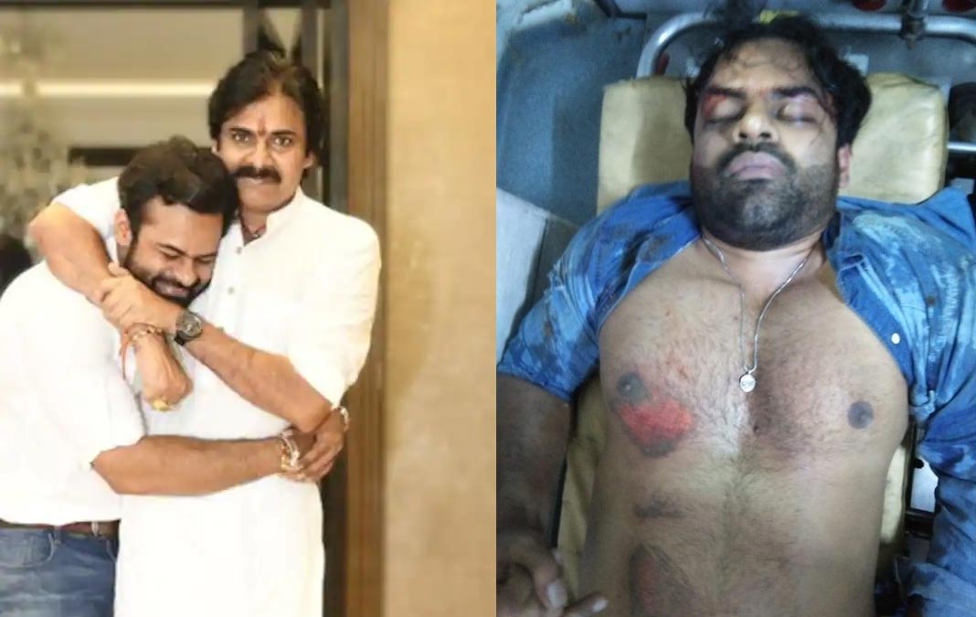 sai dharam tej,accident,pawan kalyan chiranjeevi,reaches hospital,sai tej accident  చిరు, పవన్ పరామర్శ.. అపోలో కి తరలింపు 