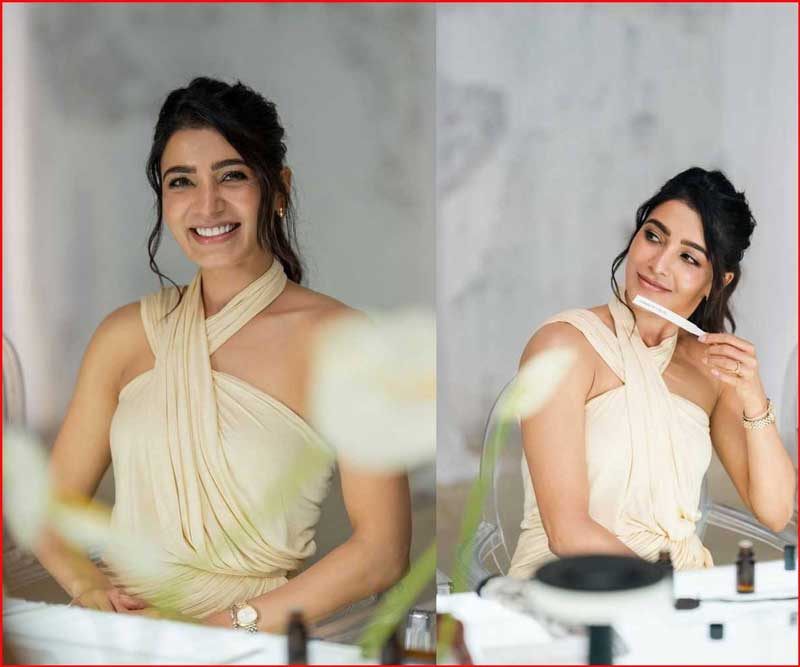 samantha  బ్రైట్ గా వెలిగిపోతున్న సమంత ఫేస్