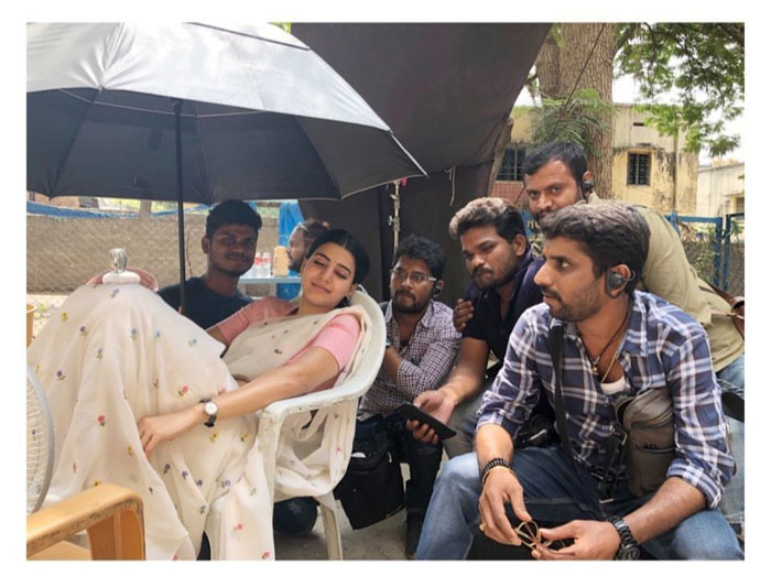 samantha,mahanati movie,still,social media  సమంత ఇక్కడ కూడా నచ్చేసింది..!