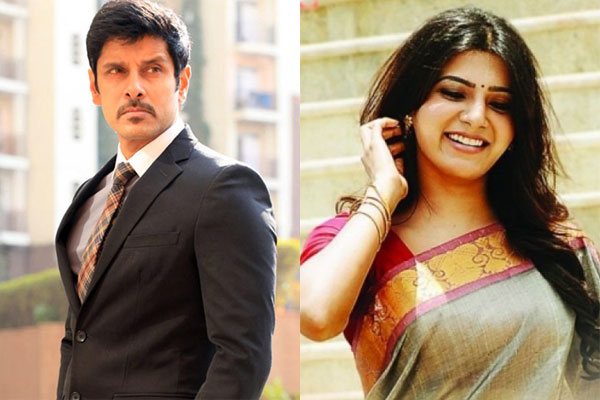 samantha,vikram,10 endrakulla,release date  అక్టోబర్‌లో వస్తానంటున్న విక్రం..!!