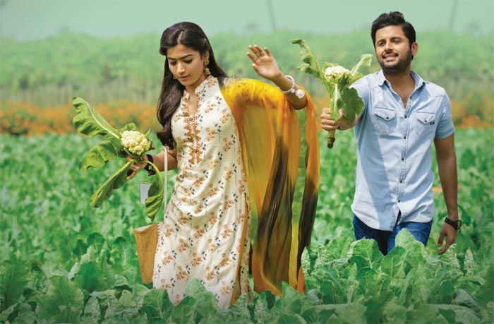 nithiin,rashmika mandanna,bheeshma movie,sarasari,song,release  భీష్మ మూవీ నుండి ‘సరాసరి’ వచ్చేసింది 