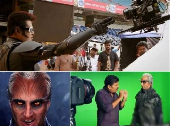 shankar,2.0 movie,making video,robot,rajinikanth,akshay kumar  వీడియోతో సమాధానమిచ్చిన శంకర్!