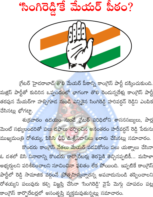 singireddy,congress,greater hyd  singireddy, congress, greater hyd