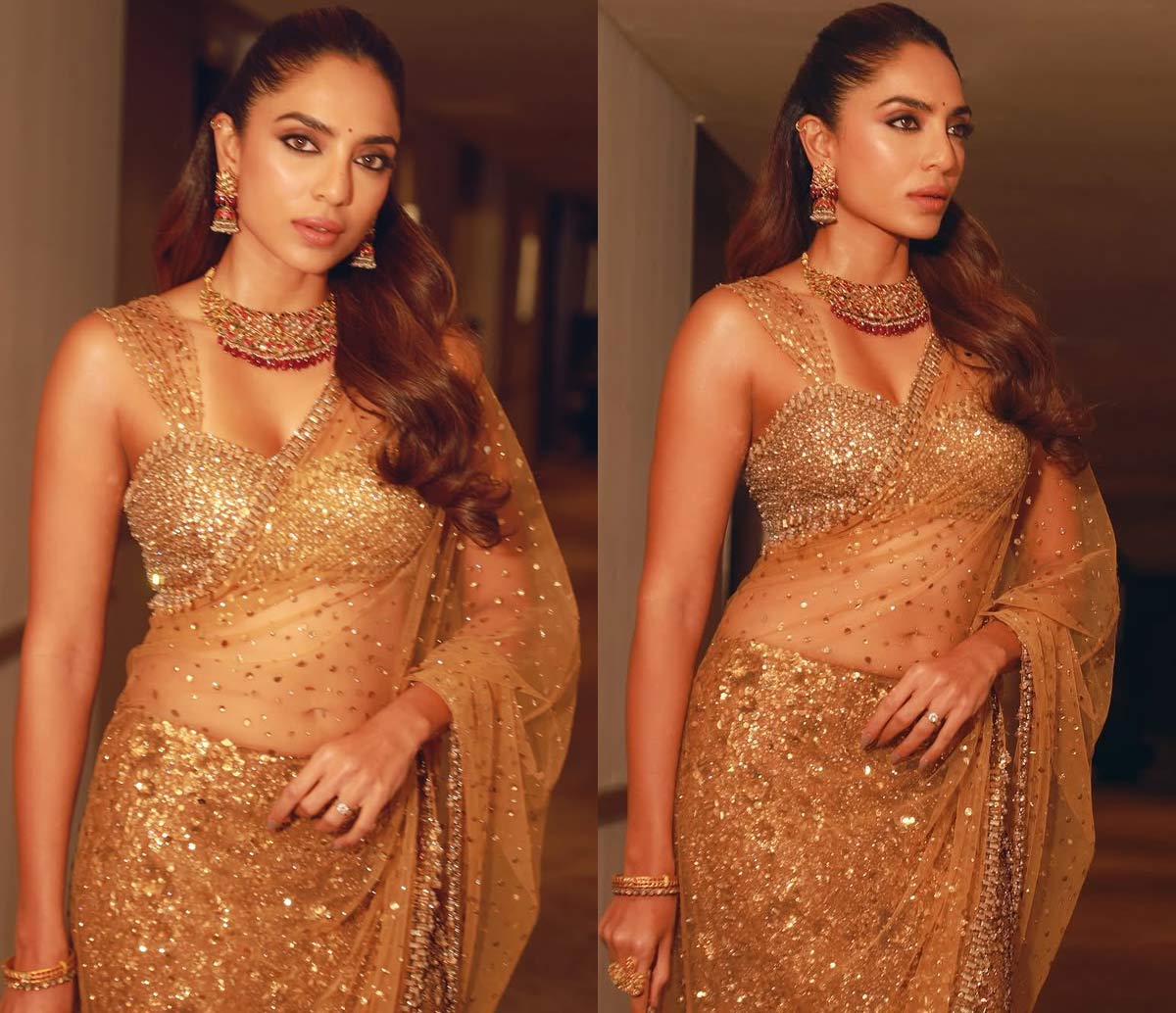 sobhita  అక్కినేని కోడలు శోభిత మెస్మరైజింగ్ లుక్ 