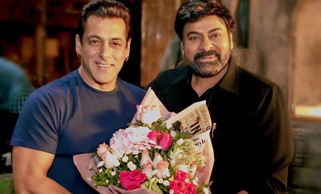 godfather,chiranjeevi,salman khan,mohan raja,godfather  లీకైన ఫోటో తో సోషల్ మీడియా షేక్ 