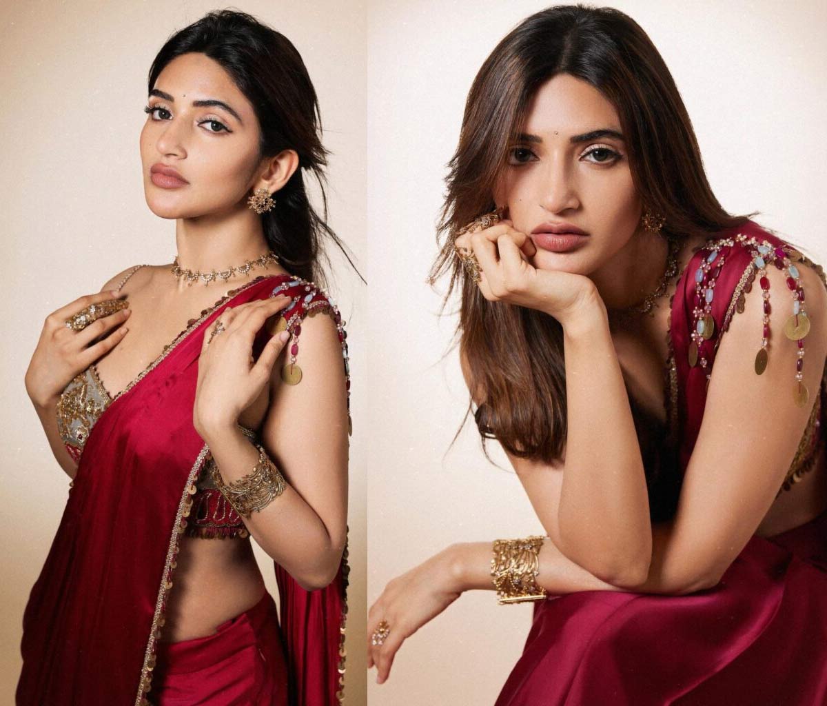 sreeleela  అందానికి అర్ధం చెబుతున్న బ్యూటీ 