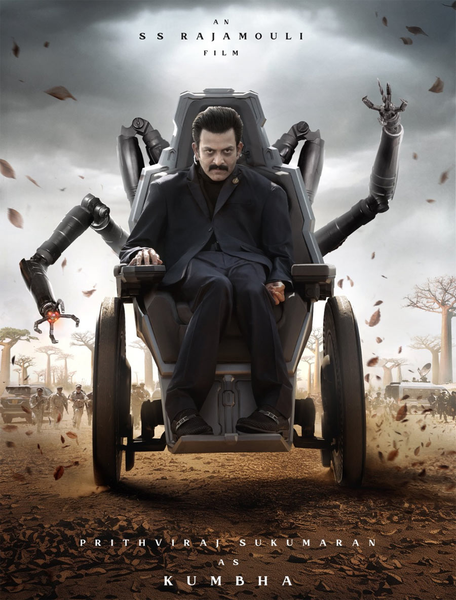 prithviraj sukumaran  రాజమౌళి-మహేష్ కాంబో: పృథ్వీ రాజ్ లుక్