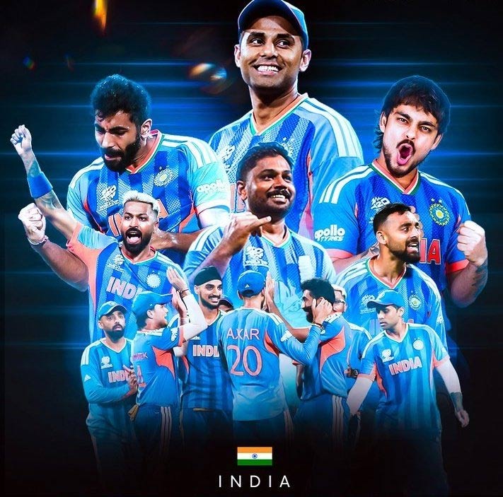 world cup  అలవోకగా T20 వరల్డ్ కప్ గెలిచిన ఇండియా