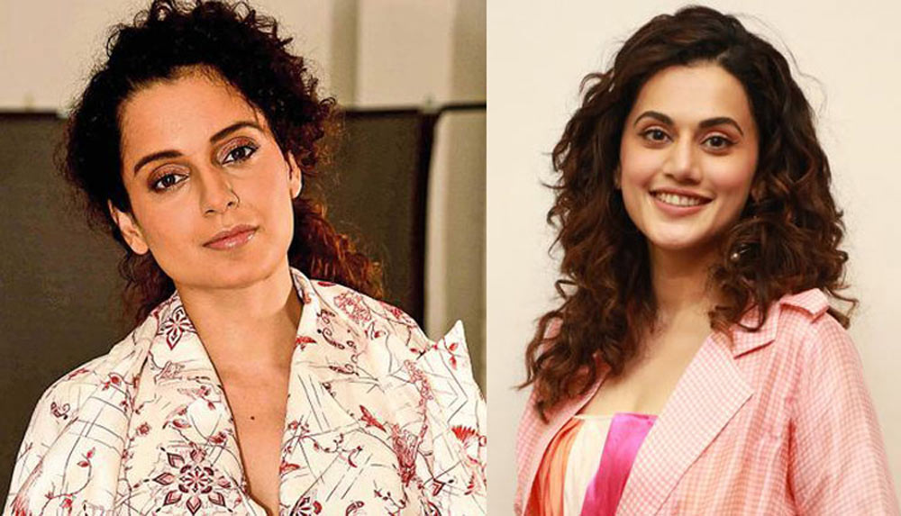 taapsee pannu,thanks,kangana ranaut,awards benchmark,okangana vs taapsee  ఎనిమీస్ మధ్యన పొగడ్తలు 