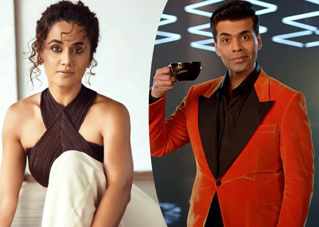 taapsee pannu,koffee with karan,karan johar  కరణ్ జోహార్ షోపై తాప్సి సెటైర్ 