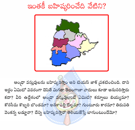 telangana,andhra items,jac  telangana, andhra items, jac