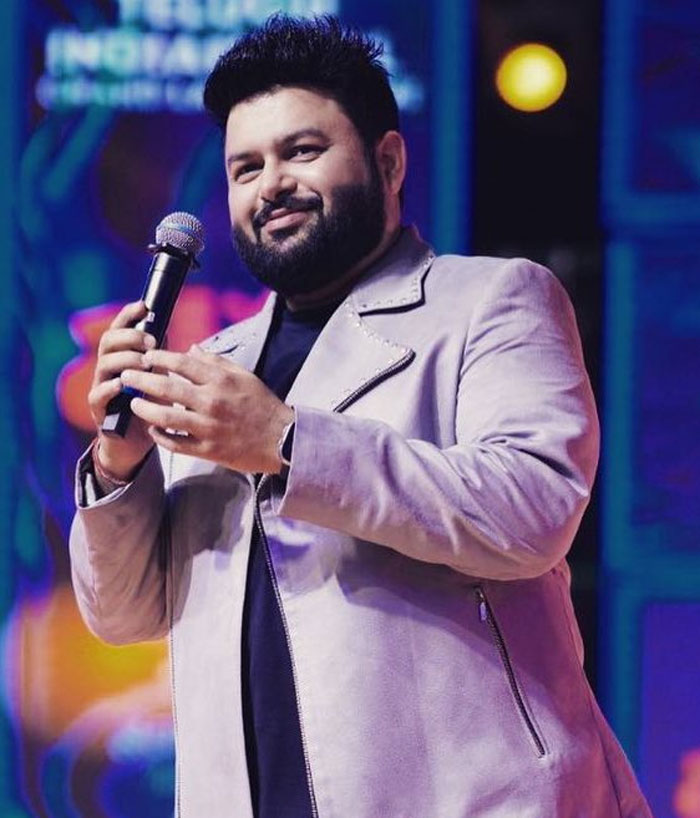 thaman  భేషజాలు లేని పని రాక్షసుడు