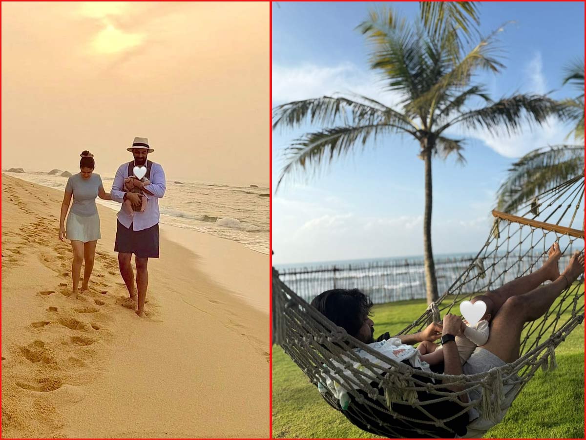 varun tej  కొడుకుతో ఎంజాయ్ చేస్తున్న మెగా జంట 