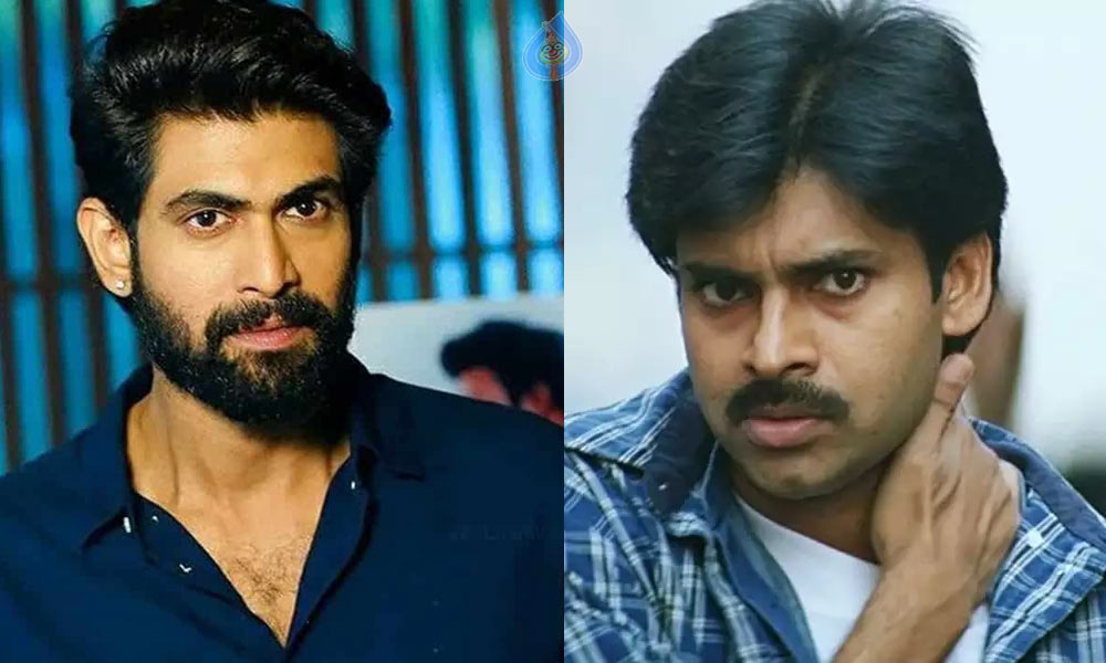 rana,pawan kalyan,pawan with rana,ayyappanum koshiyum remake,pawan ayyappanum koshiyum remake,rana - pawan combo  పవన్ ని పొగడ్తల్తో ముంచేస్తున్నాడు