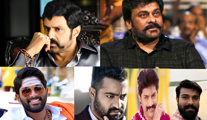 chiranjeevi,kalyan ram,jr ntr,ram charan,balakrishna,uyyalawada narasimha reddy,allu arjun  హీరోస్ గెటప్పులపై దృష్టిపెడుతున్నారు..!