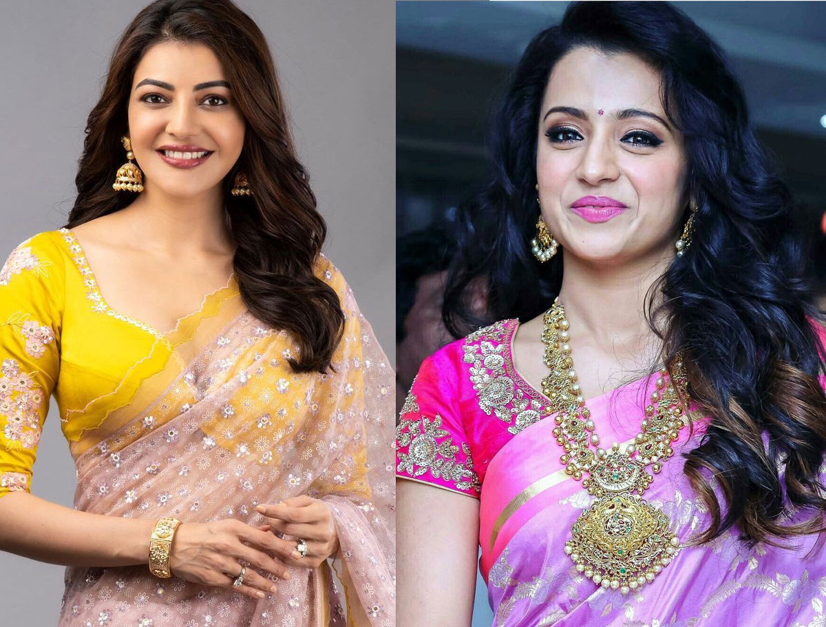 trisha,kajal,kamal haasan,indian 2 movie,kajal acharya movie,trisha indian 2 movie  ప్లేస్ లు మార్చుకున్న కాజల్ అండ్ త్రిష 