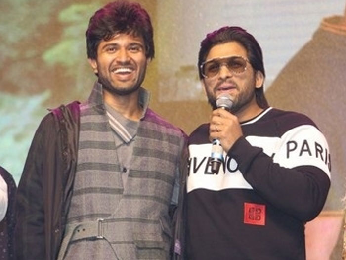 allu arjun,vijay deverakonda,taxiwala,pre release event  బన్నీ, విజయ్ ఒకే వేదికపై.. ఎట్టా ఉంటాది!!