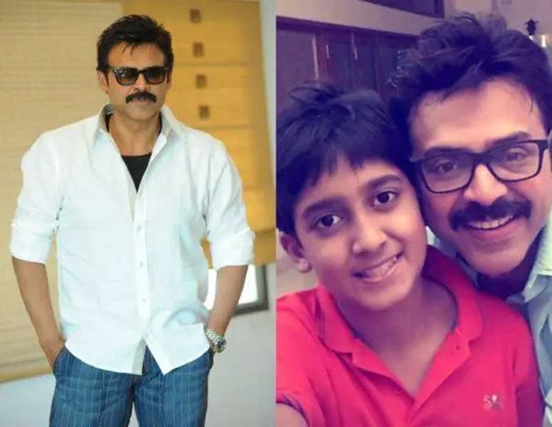 venkatesh son arjun  వెంకీ వార‌సుడు రంగంలోకి