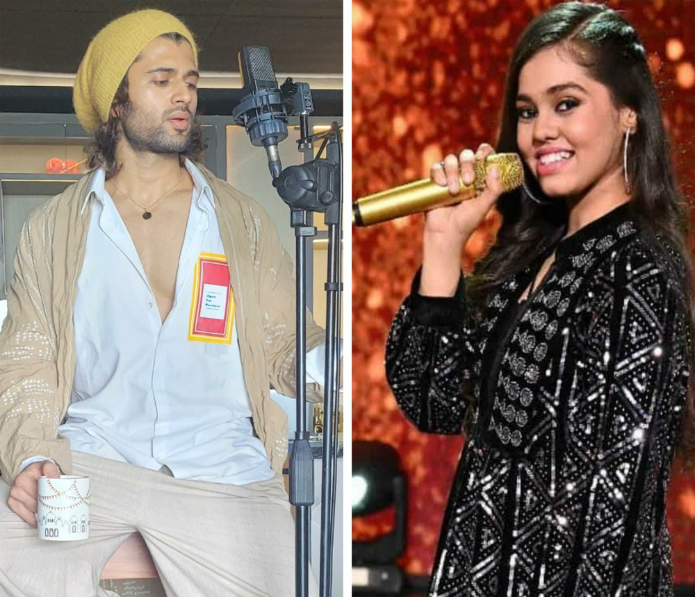 vijay deverakonda,indian idol finalist,telugu girl shanmuka priya  ఇండియన్ ఐడల్ ని సర్ ప్రైజ్ చేసిన దేవరకొండ