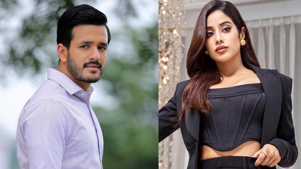 janhvi kapoor,akhil akkineni  వైరల్: అఖిల్ తో జాన్వీ కపూర్ 