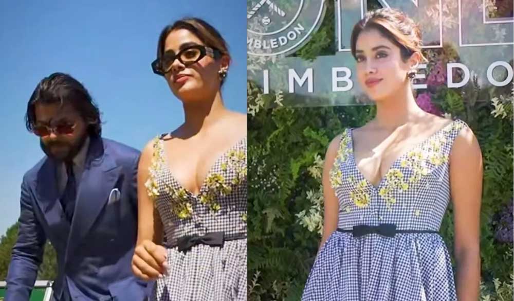 janhvi  వింబుల్డ‌న్‌లో జాన్వీతో చిక్కాడు