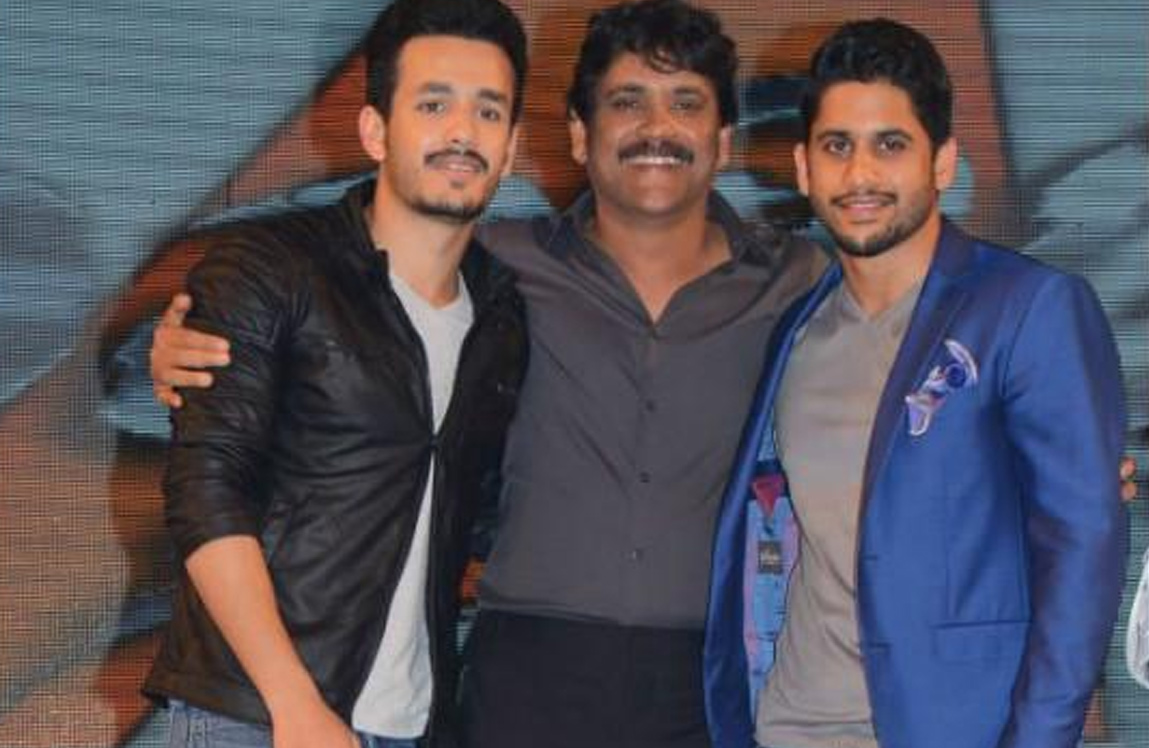 akkineni heroes,nagarjuna,naga chaithanya,akhil  సైలెంట్ అయిన అక్కినేని హీరోలు!